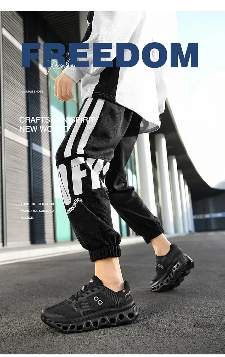 Sports Running Shoes Men Breathable Lightweight Sneakers Comfortable Athletic Nonskid Leisure Outdoor Sneakers for Men