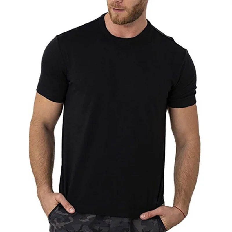 Superfine Merino Wool T shirt Men Base Layer Merino Shirt Wicking Breathable Quick Dry Anti-Odor No-itch Big USA Size