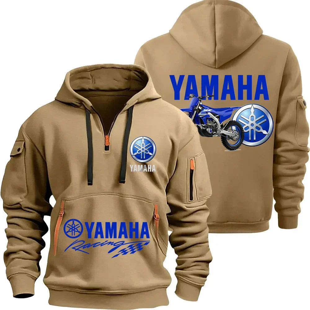 FZ150F Logo Motorcycle Racing Team Men's Half Zipper Hoodie Spring Men's Sportswear Fashion Sports Men's Hoodie
