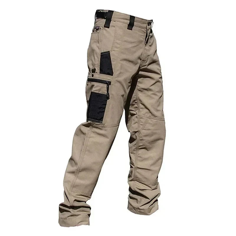 Hunting Tactical Pants Men Waterproof Hiking Wear-resisting  Trousers Male Cotton Cargo Casual Pants Mens Joggers 3XL Black