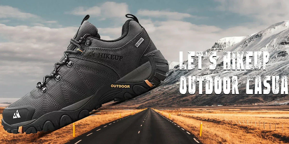 Non-slip Men Hiking Shoes Breathable Outdoor Wear Resistant Splashproof Climbing Men Sneaker Tourism Mountain Shoes