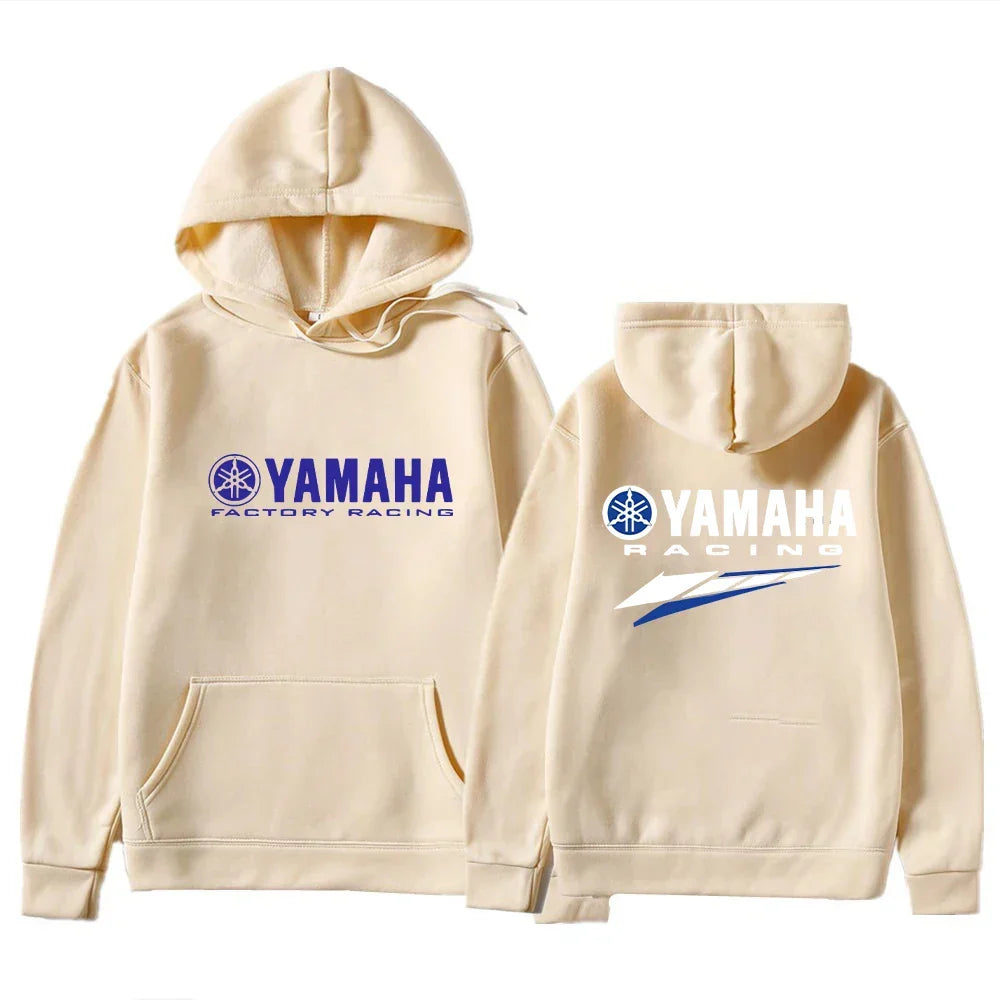 The new 2026 Yamaha autumn and winter hooded sweater, available in both men's and women's sizes, including extra large, is comfo