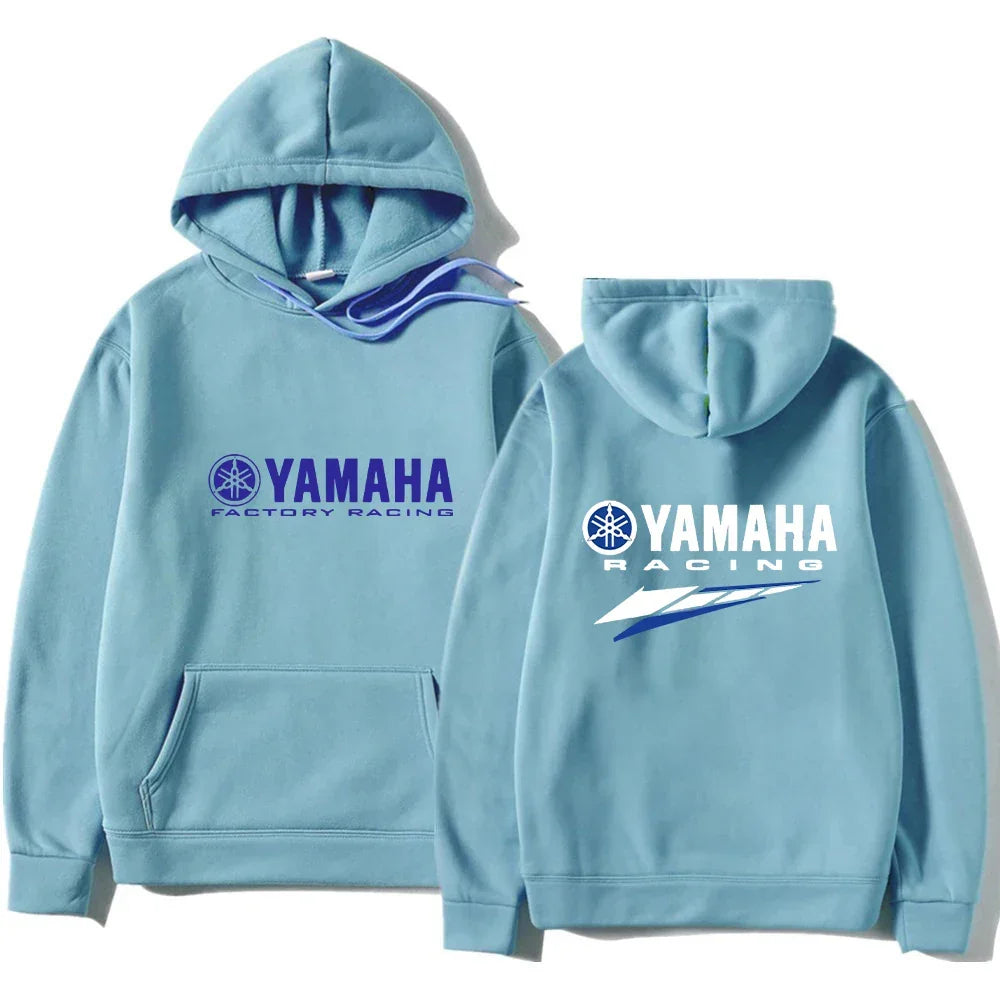 The new 2026 Yamaha autumn and winter hooded sweater, available in both men's and women's sizes, including extra large, is comfo