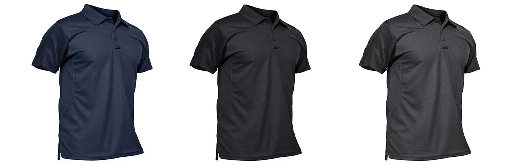 Summer Colorful Fashion Polo Tee Shirts Men's Short Sleeve T-shirt Quick Dry Army Team Work Green T-Shirt Tops Clothing