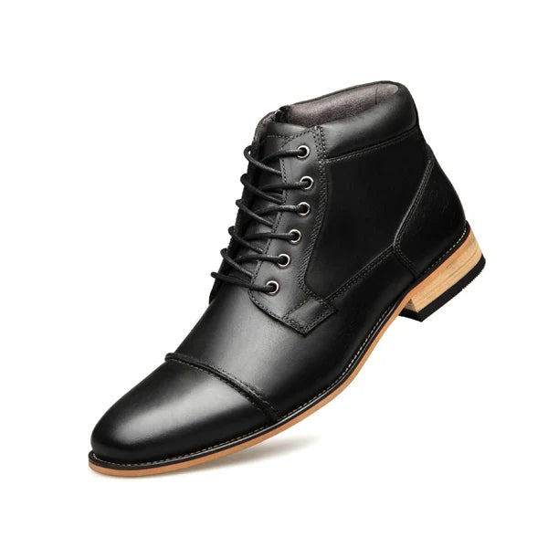 ZFTL New Men Ankle boots Handmade men Chelsea Genuine Leather Men boots Lace-up male Casual high-top boots big size 2025