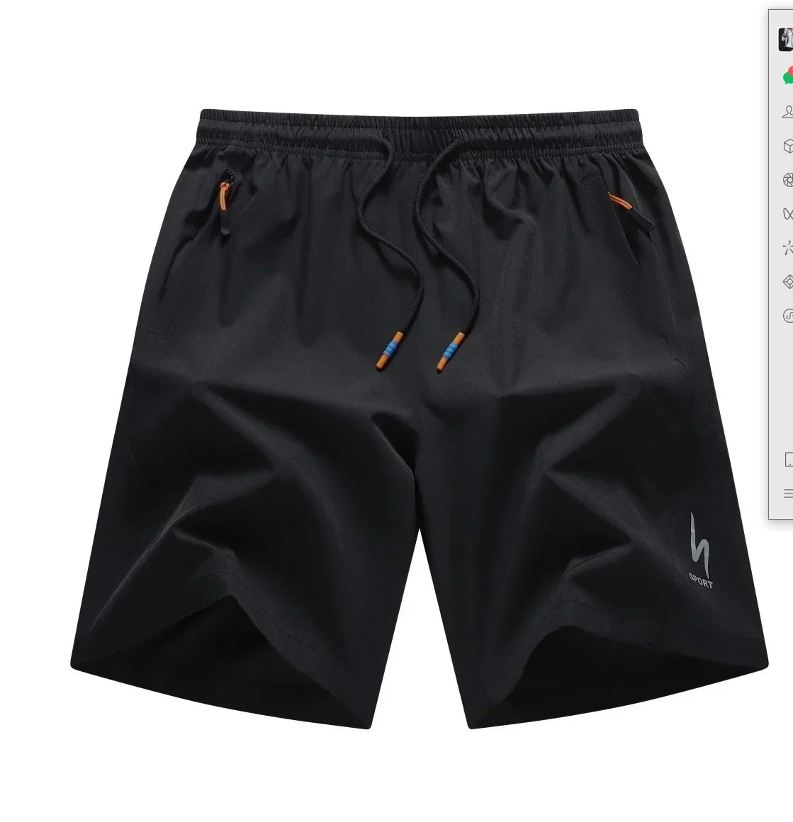 Top Quality Summer Sports Shorts Men New Comfortable Elastic Waist Clothing Male Breathable Short Trousers