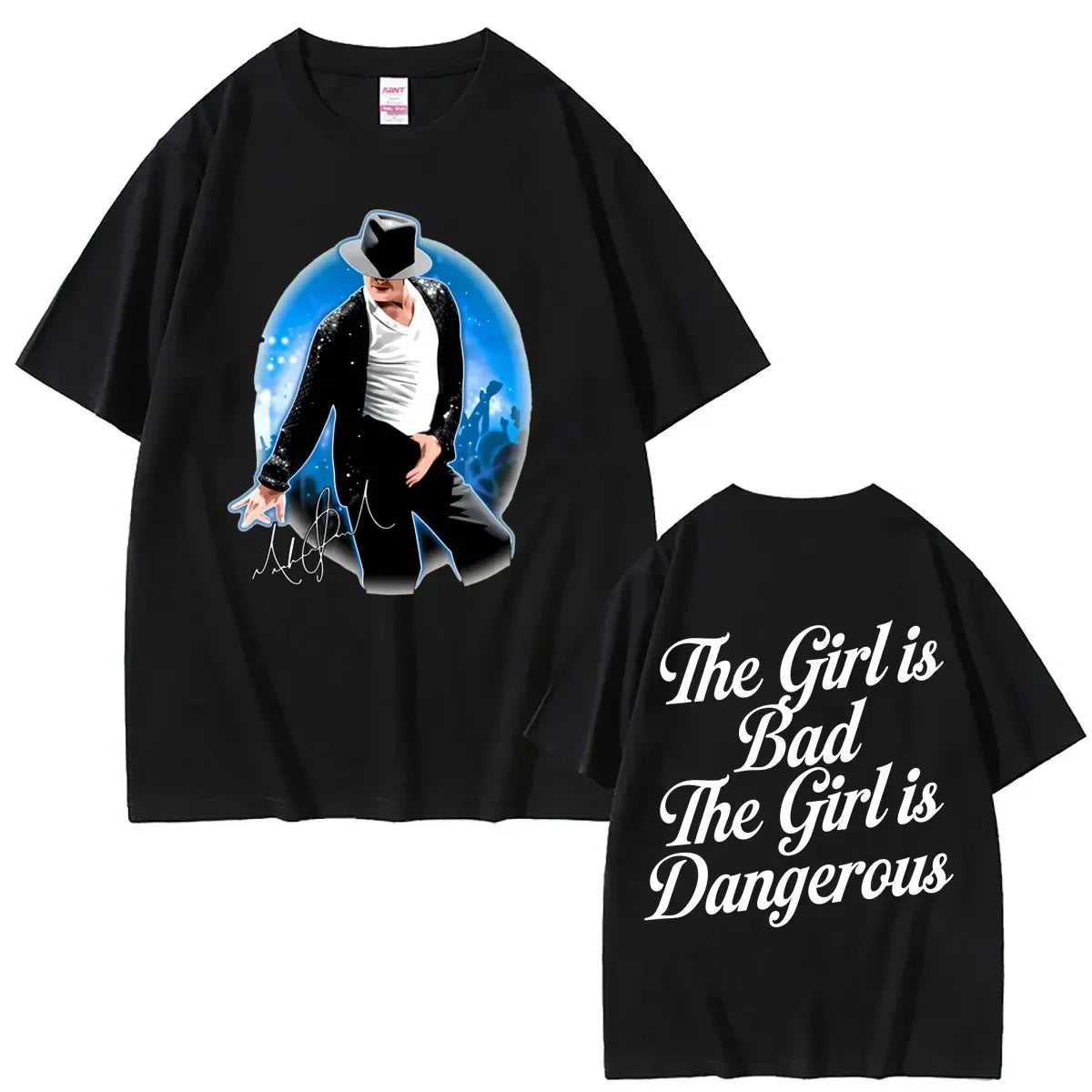 Classic Retro Michael Jackson King of Pop T-shirt Men Women Vintage Gothic Rock T-shirts Men's Hip Hop Punk Oversized T Shirts