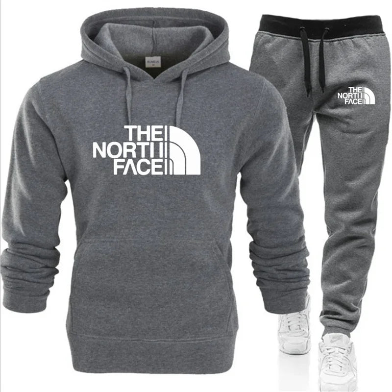 Winter hoodie set, pants, casual jogging clothes, sportswear, sportswear
