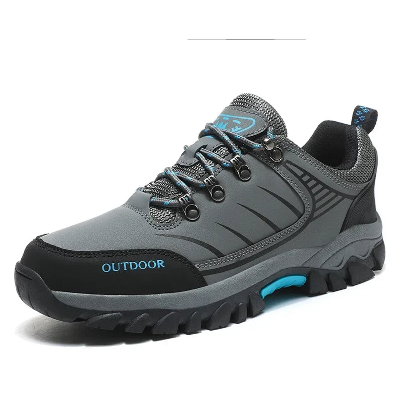 Hiking Boots Man Winter Sneakers Luxury Designer Men's Leather Boots Models Winter Shoes Anti Slip Sneakers Platform Ankle Boots