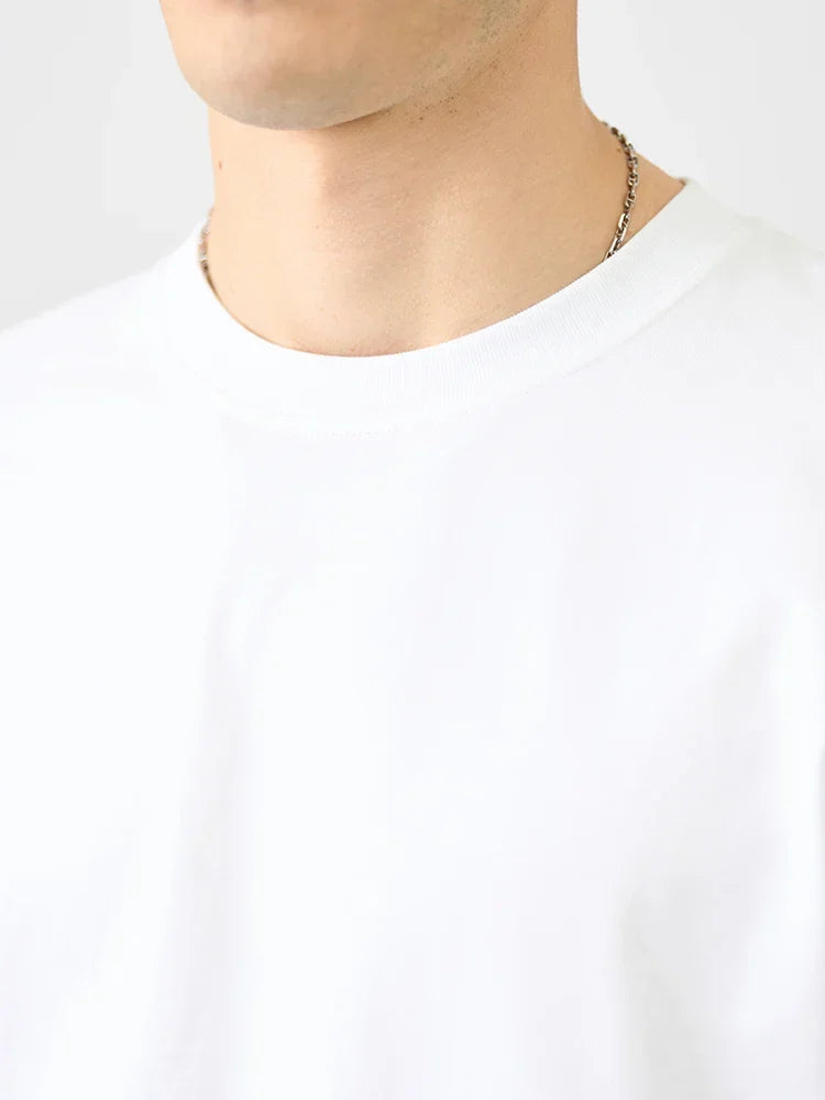 2026 Summer Pure Cotton Heavyweight American Style BC Short-Sleeve Car Modified T-Shirt, Loose-Fitting, Twisted-Neck, Versatile,