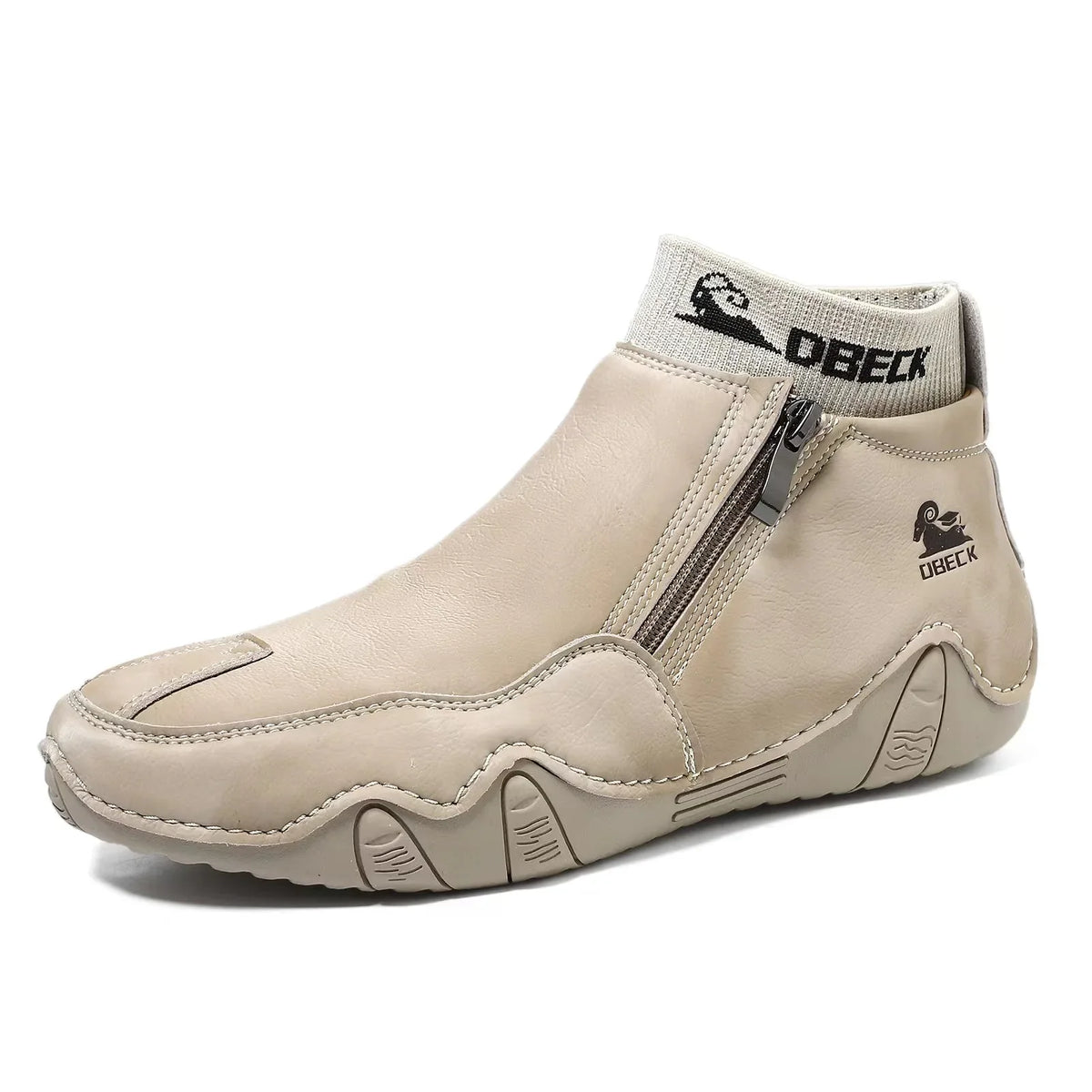 DBECK Men Sneakers Casual Shoes Male High Top Sneakers Winter Warm Designer Fashion Loafers Lace Up Shoes Men Ankle Boots