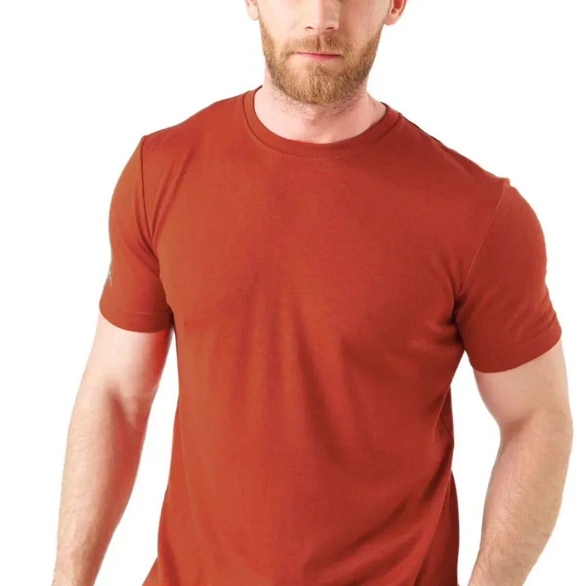 Superfine Merino Wool T shirt Men Base Layer Merino Shirt Wicking Breathable Quick Dry Anti-Odor No-itch Big USA Size
