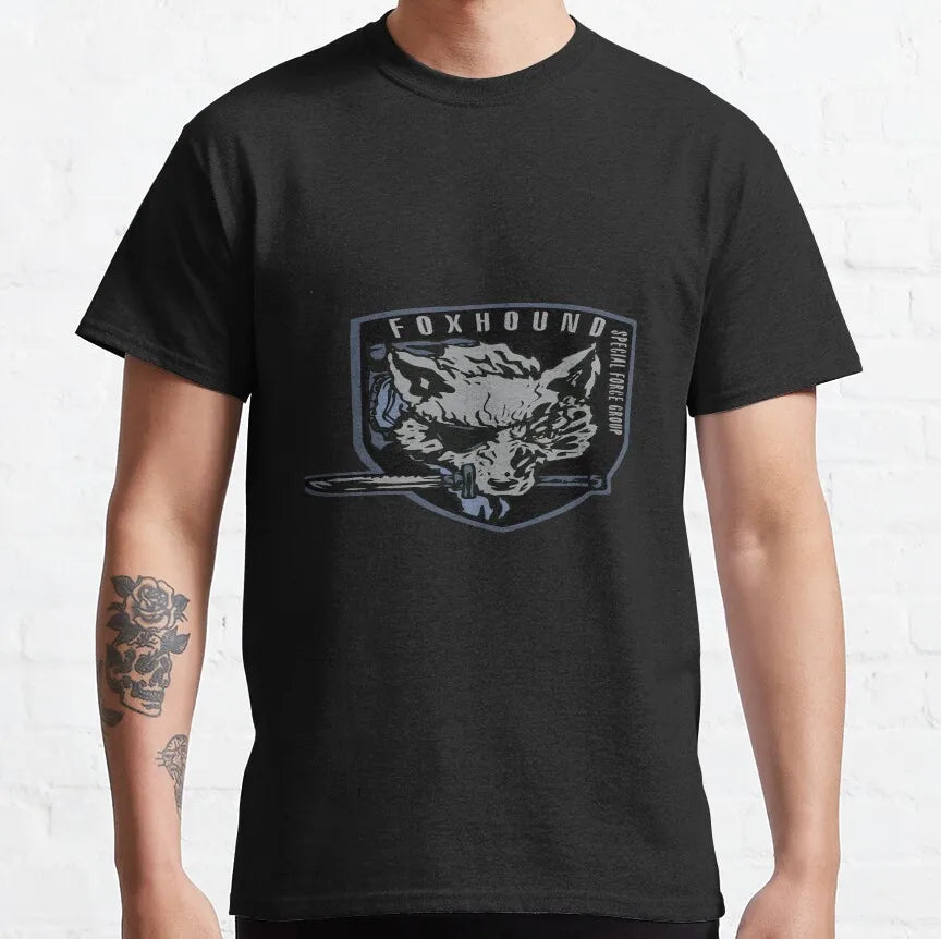 Men's Metal Gear Kojima Productions T Shirts MGS Hideo Kojima T-Shirt Death Stranding Cotton Tops Short Sleeve Tees Printed