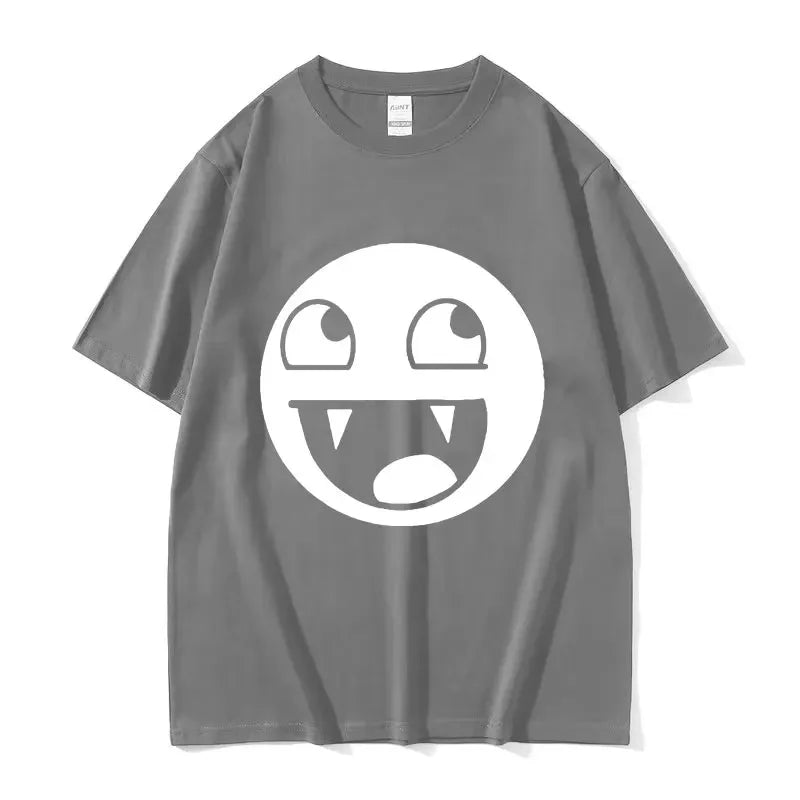 Epic Face Domo Kun Funny Meme T Shirts Men Women Summer O-Neck Fashion High Quality T-Shirt Casual 100% Cotton Oversized Tshirt