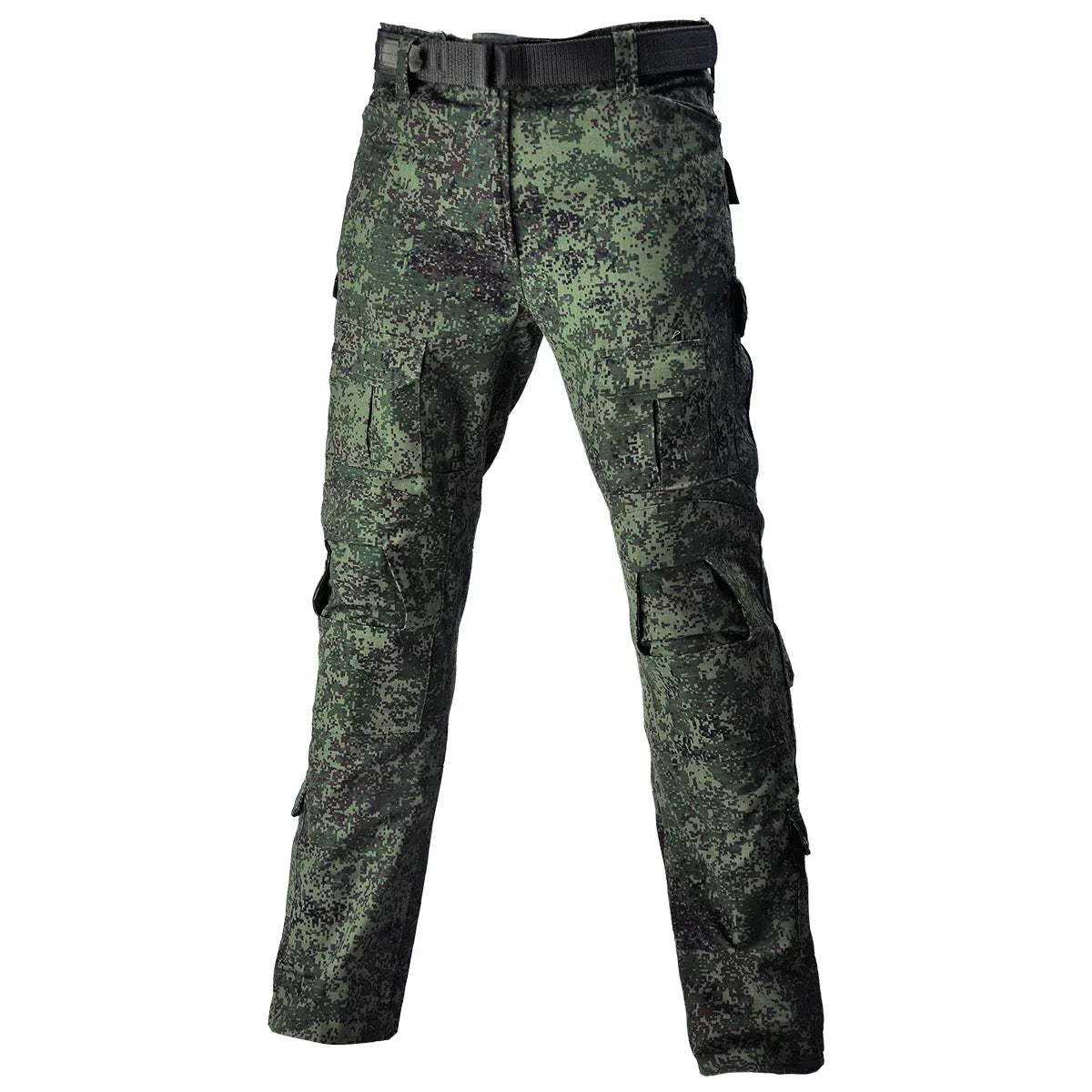 Tactical Military Camo Pants Men Multi Pockets Cargo Trousers with Protective Knee Pads for Hunting Airsoft Wargame