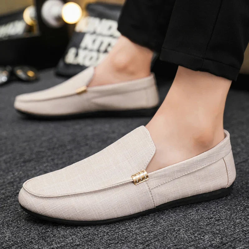 Men Loafers Soft High Quality Spring Autumn Shoes Men Casual Shoes Warm Slip on Flats Driving Shoes