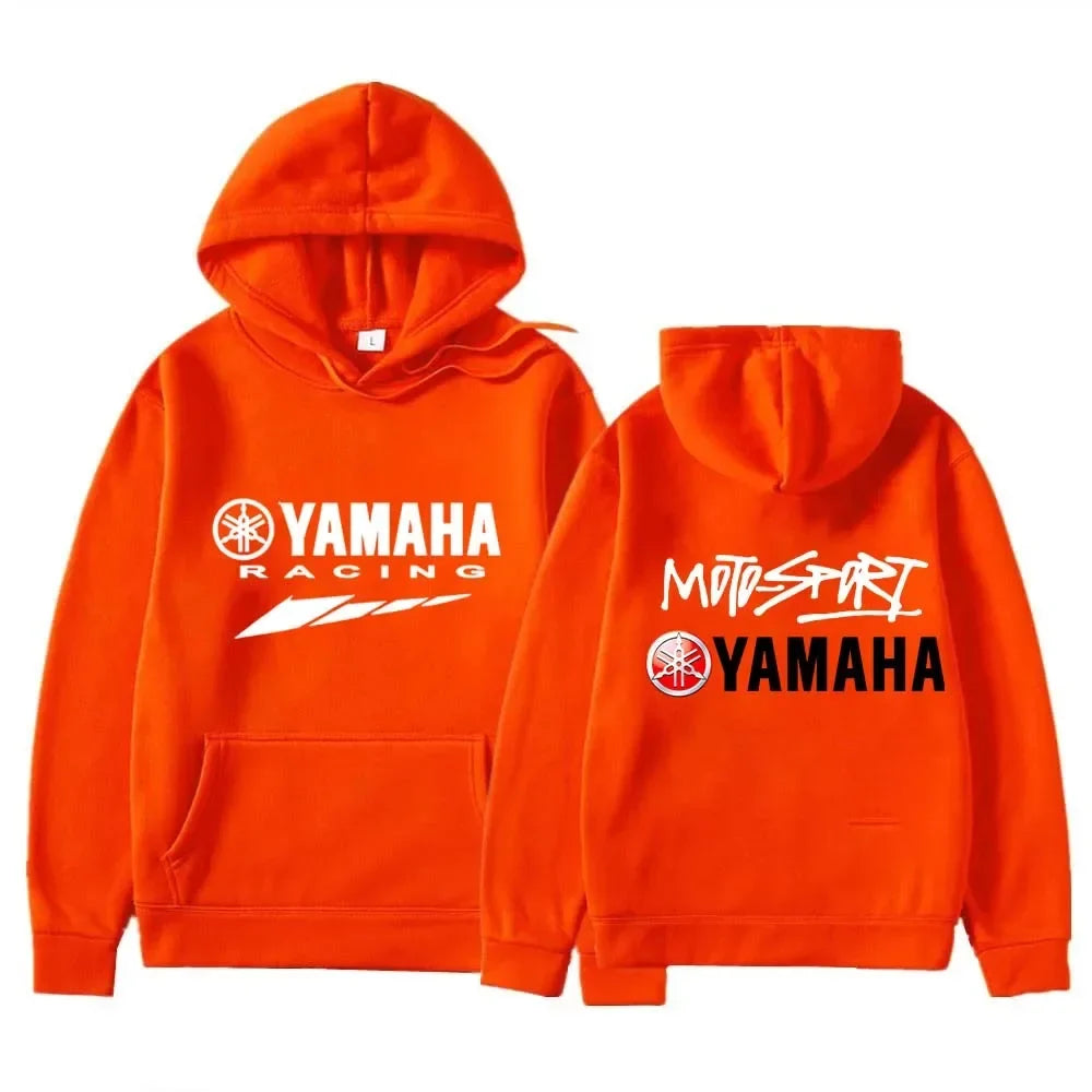 New Spring Autumn Sportswear, Men Women Fashion Hoodies with Yamaha Logo, Motorcycle Racing Team Outdoor Sports Sweatshirts For
