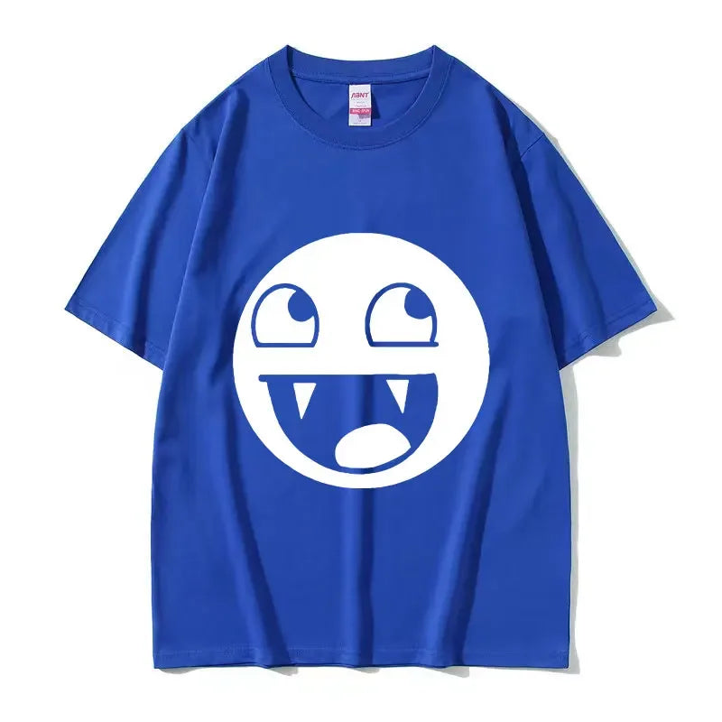 Epic Face Domo Kun Funny Meme T Shirts Men Women Summer O-Neck Fashion High Quality T-Shirt Casual 100% Cotton Oversized Tshirt