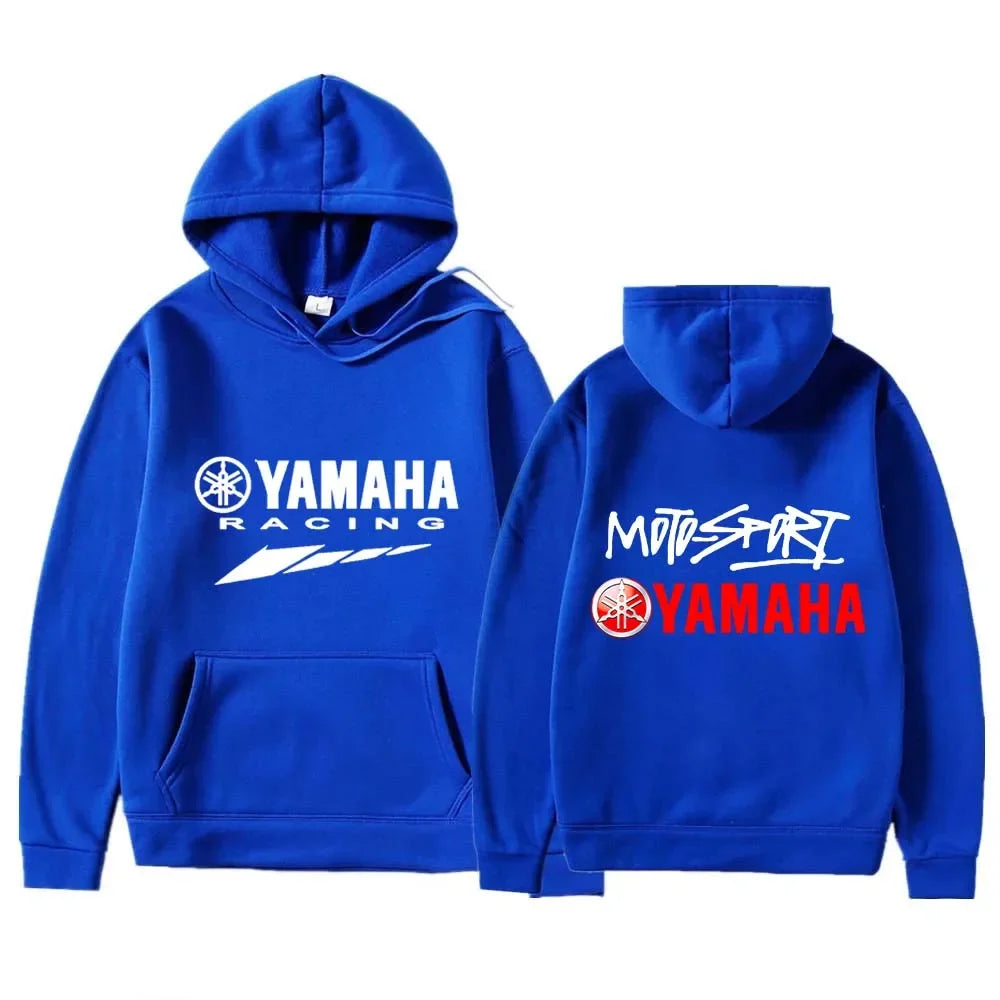 New Spring Autumn Sportswear, Men Women Fashion Hoodies with Yamaha Logo, Motorcycle Racing Team Outdoor Sports Sweatshirts For