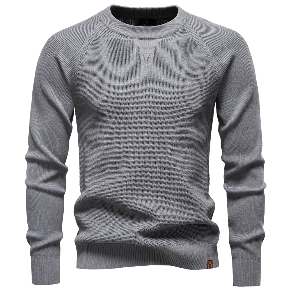 Raglan Sleeve Polo Shirt Men Henley Collar Solid Color Long Sleeve Heavyweight Cotton Business Casual Autumn Winter