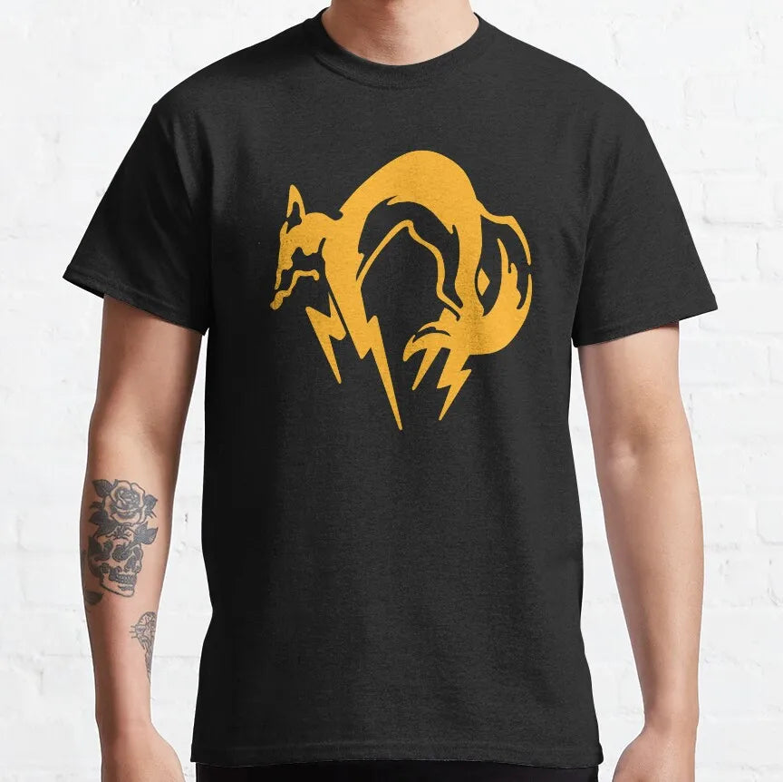 Men's Metal Gear Kojima Productions T Shirts MGS Hideo Kojima T-Shirt Death Stranding Cotton Tops Short Sleeve Tees Printed