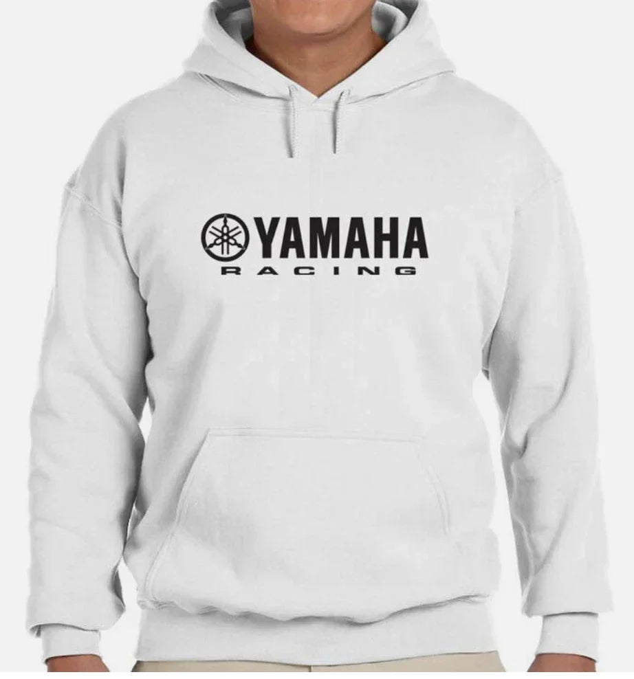 Yamaha racing motorcycle hoodie, autumn and winter men's fashion street hip-hop sweater, women's outdoor sports jacket