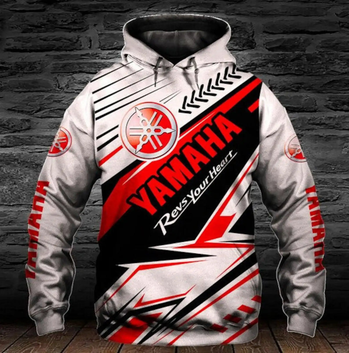 Spring and Autumn Yamaha Racing Team Hoodies Fashion 3D Printing Men's Hoodies Outdoor Sports Clothing Yamaha Motorcycle Hoodies