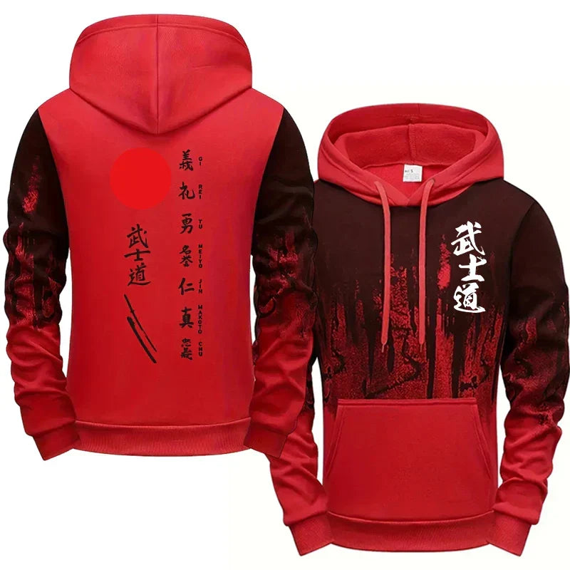 Hot Sales Mens Tracksuit Print Splash-ink Hooded Sweatshirts Sports Jogging Mens Clothing Street Casual Single Piece Tops Pants