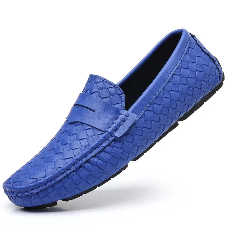 Loafers for Men 2024 New Handmade Moccasins Men Flats Casual PU Leather Shoes Luxury Comfy Mens Loafers Size 48