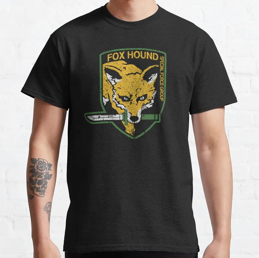 Men's Metal Gear Kojima Productions T Shirts MGS Hideo Kojima T-Shirt Death Stranding Cotton Tops Short Sleeve Tees Printed