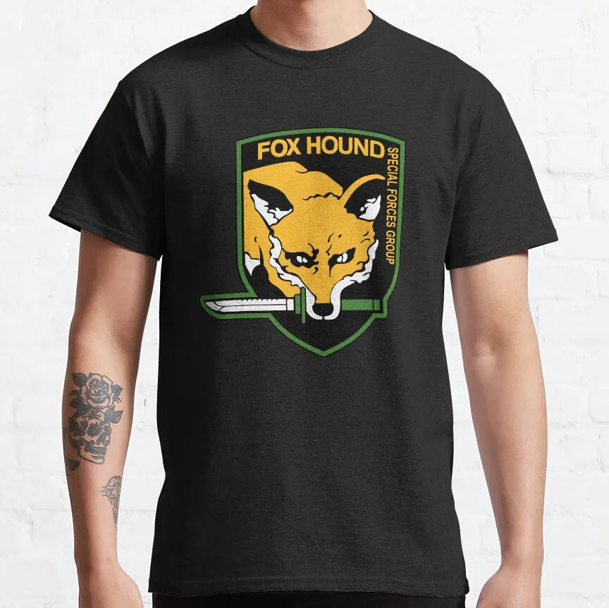 Men's Metal Gear Kojima Productions T Shirts MGS Hideo Kojima T-Shirt Death Stranding Cotton Tops Short Sleeve Tees Printed