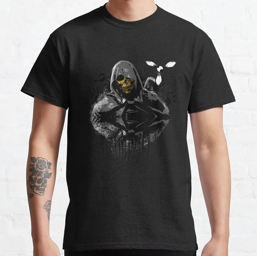 Men's Metal Gear Kojima Productions T Shirts MGS Hideo Kojima T-Shirt Death Stranding Cotton Tops Short Sleeve Tees Printed