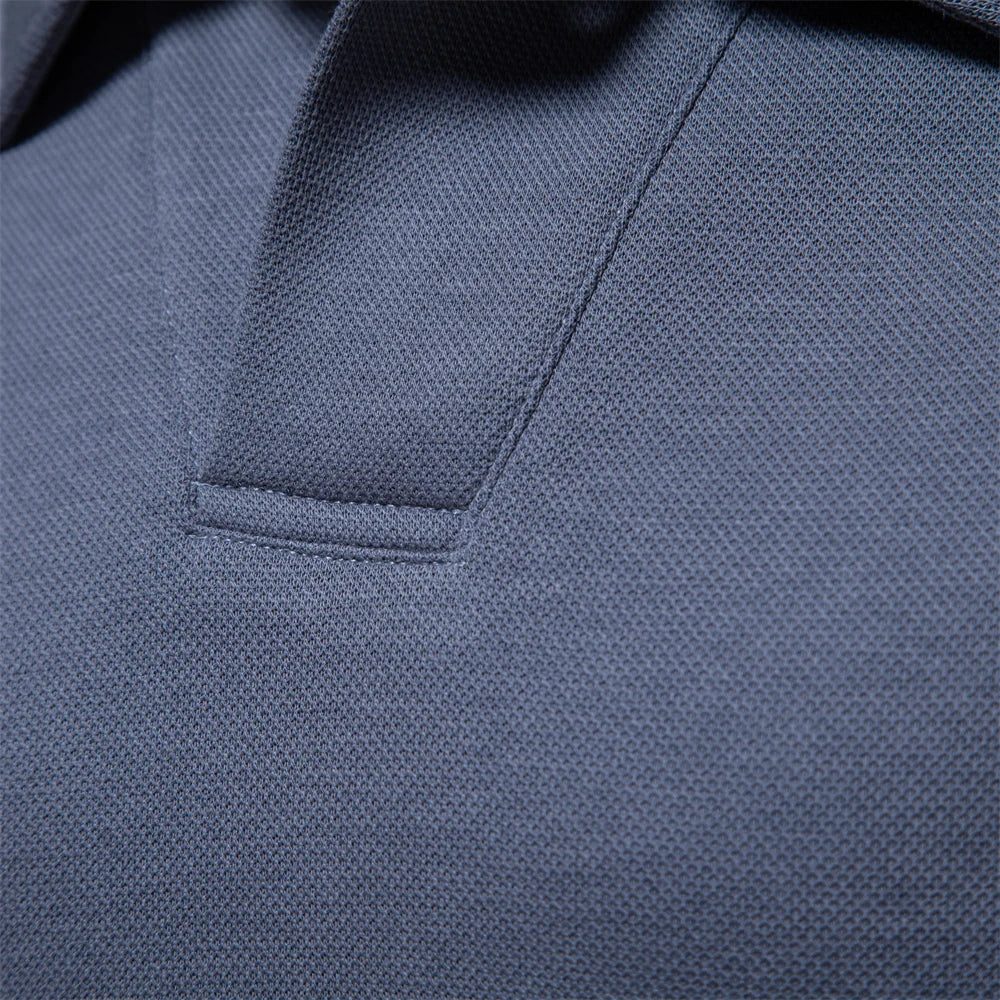 Men's Embroidery Polo Shirt Fashion Turn down Collar Casual Social Luxury Golf Shirt