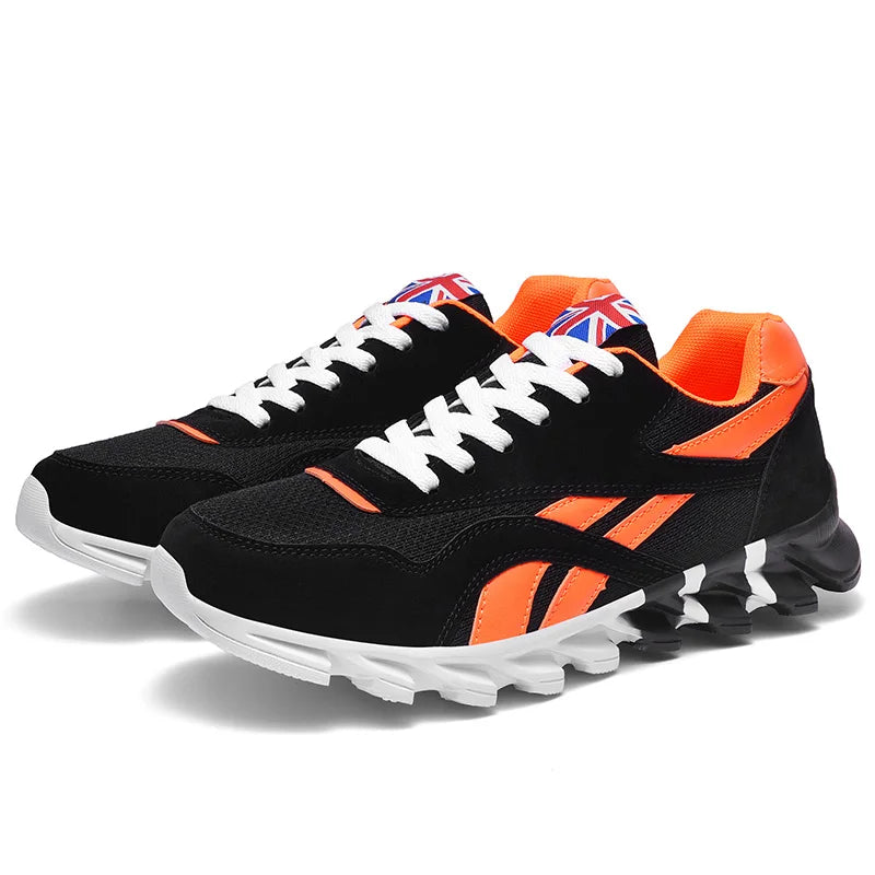 Men's and women's running shoes breathable casual sneakers anti-slip vibration comfortable walking shoes 36-48