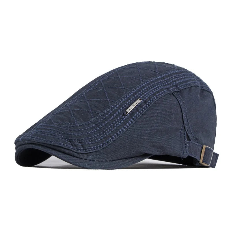 Men Women Beret Spring Autumn Cotton Flat Cap Ivy Gatsby Newsboy Hat Fashion Adjustable Vintage Cabbie Hats