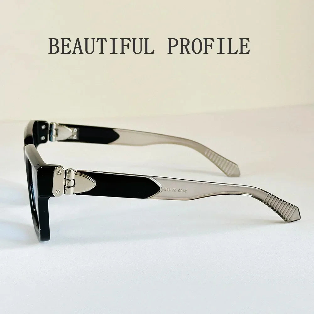 Millionaire Square Sunglass Men Vintage Luxury Sunglasses 2025 Trendy Fashion Glasses Gafas De Sol Hombre Lunette Soleil Femme